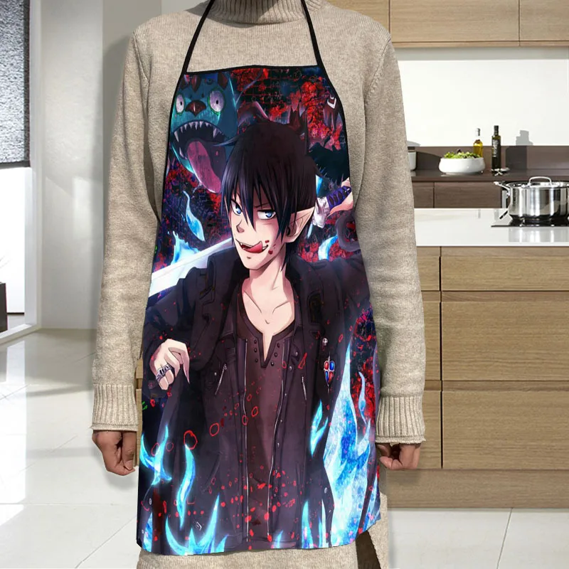 Новый Синий негорючий фартук гриль кухонный шеф повара профессиональный для