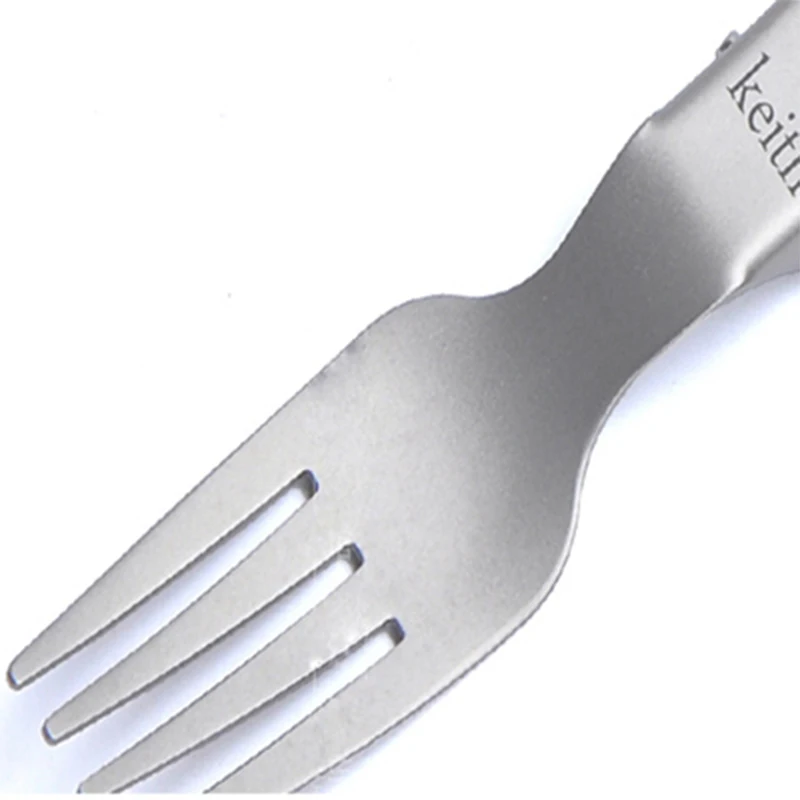 Титановая вилка столовая посуда столовые приборы из чистого титана для кемпинга