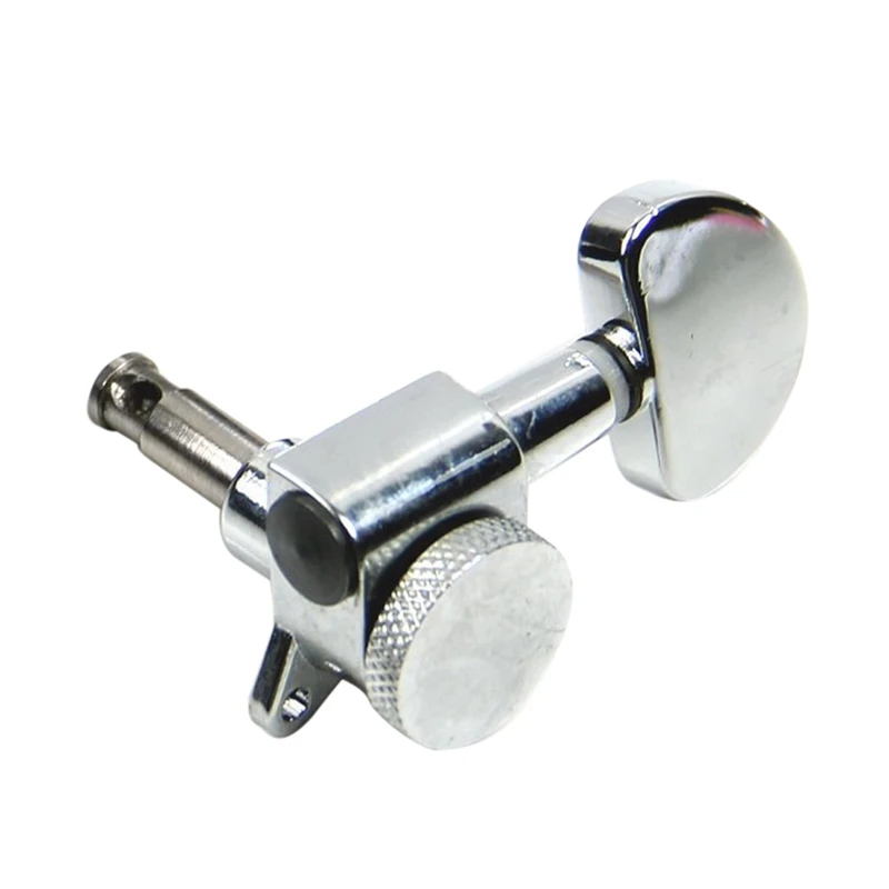 NEW-Silver Chrome Locking Guitar Tuners Pegs tuning Machine Heads 3R3L | Спорт и развлечения