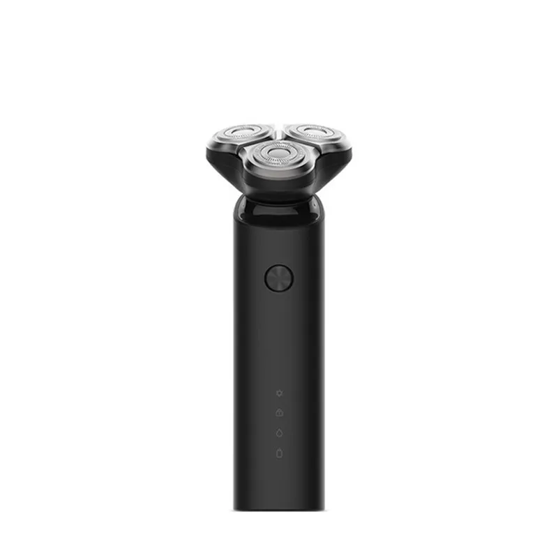 Black Xiaomi Mijia мужские электробритвы 3D Плавающие тройные лезвия сухой влажный основной-Sub двойное лезвие турбо+ режим удобная чистка - Цвет: Black