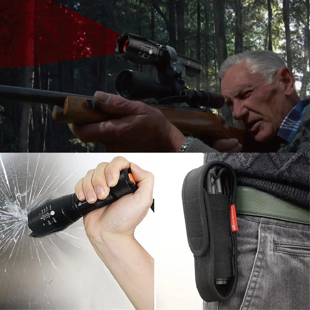 Водонепроницаемый Ультрафиолетовый светодиодный светильник онарь 3-1 УФ-фонарик