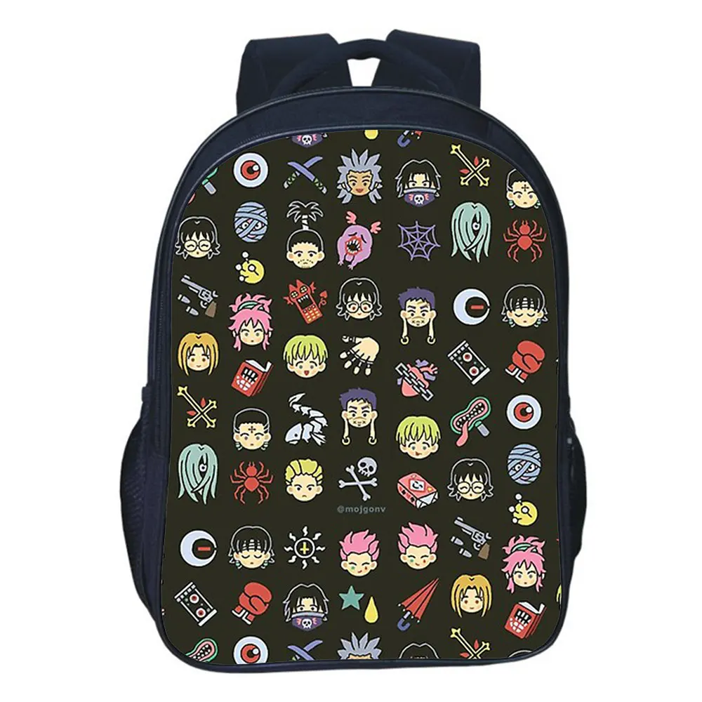 

Anime Hunter X Hunter School Bags Bagpack Cartoons Anime School Bags HxH Schoolbag Harajuku Boys Girls Bookbag Men Knapsack