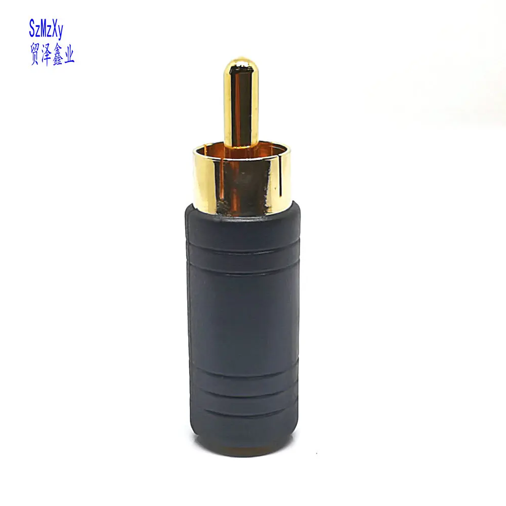 

High Quality RCA Male To 3.5MM Female Plug Connector Headphone Amplifier Audio Adapter Microphone AUX 3.5mm Converter