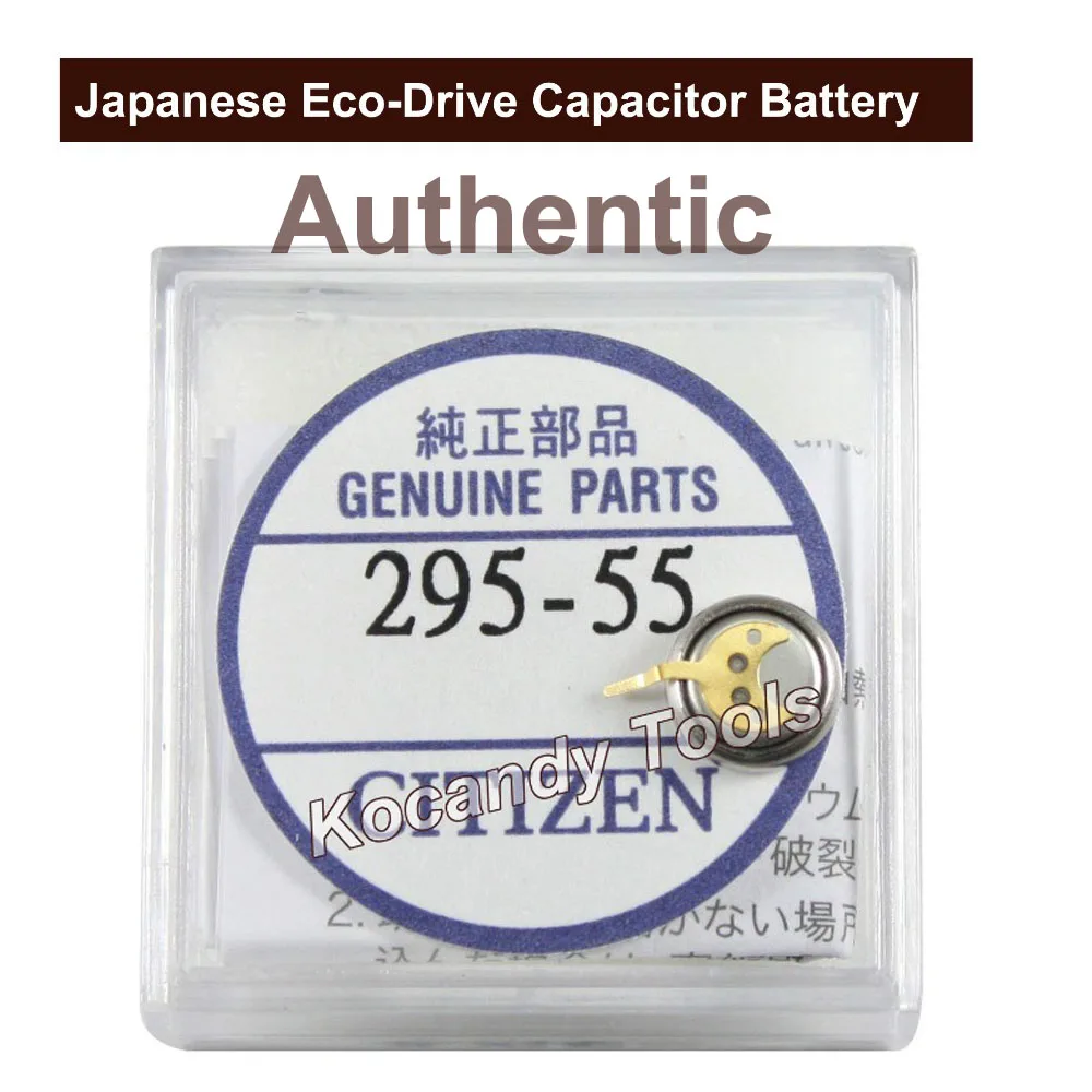 

Аккумулятор 295,55 для часов Citizen Eco-Drive, оригинальный аккумулятор для часов 295-55, запчасти для ремонта часов