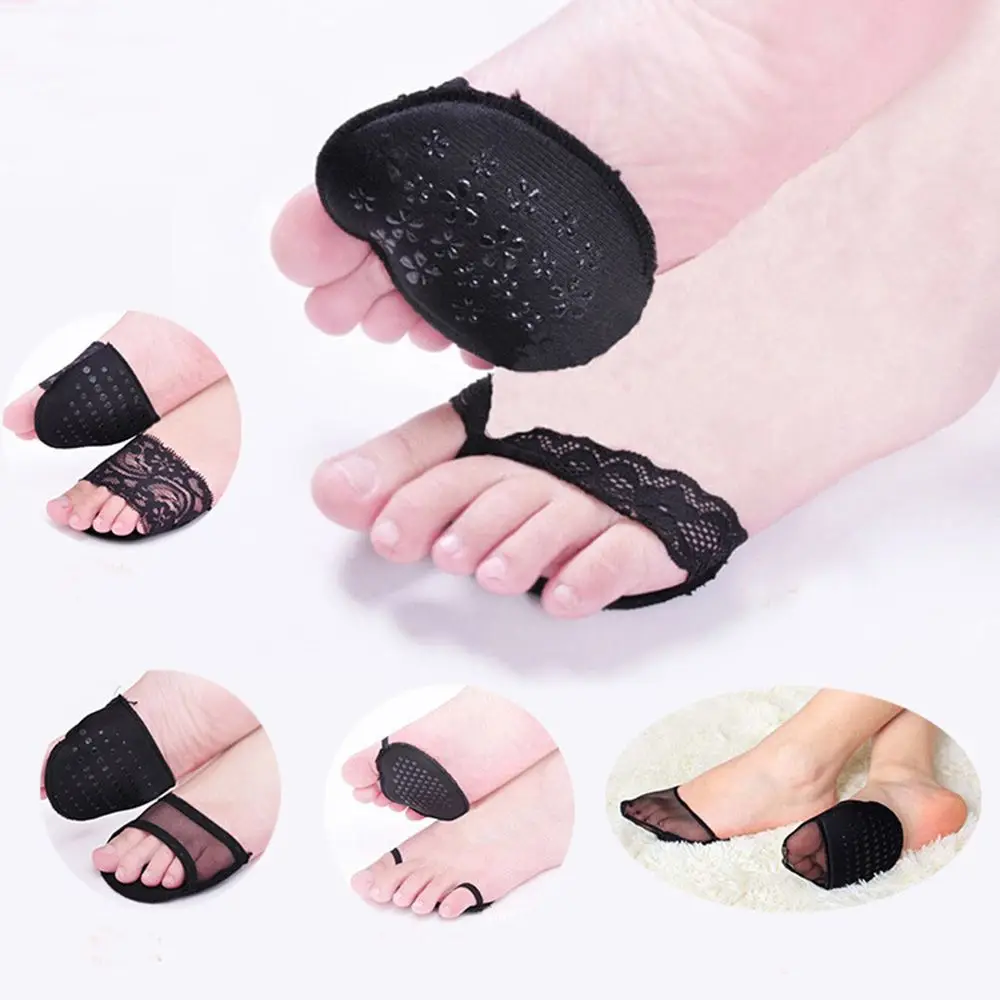 

1 Pair Useful Absorbs Sweat Invisible Breathable High Heels Cushions Women Forefoot Pads Forefoot Insoles Foot Pain Care