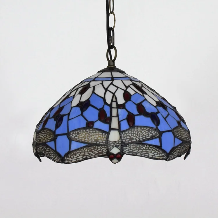 Современные средиземноморские креативные Синие Стрекозы винтажные Тиффани