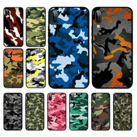 camouflage color phone case for oppo a9 a7 a3s a1k f5 reno 2 z realme 6 5 pro c3 vivo y91c y51 y31 y19 y17 y11 v17