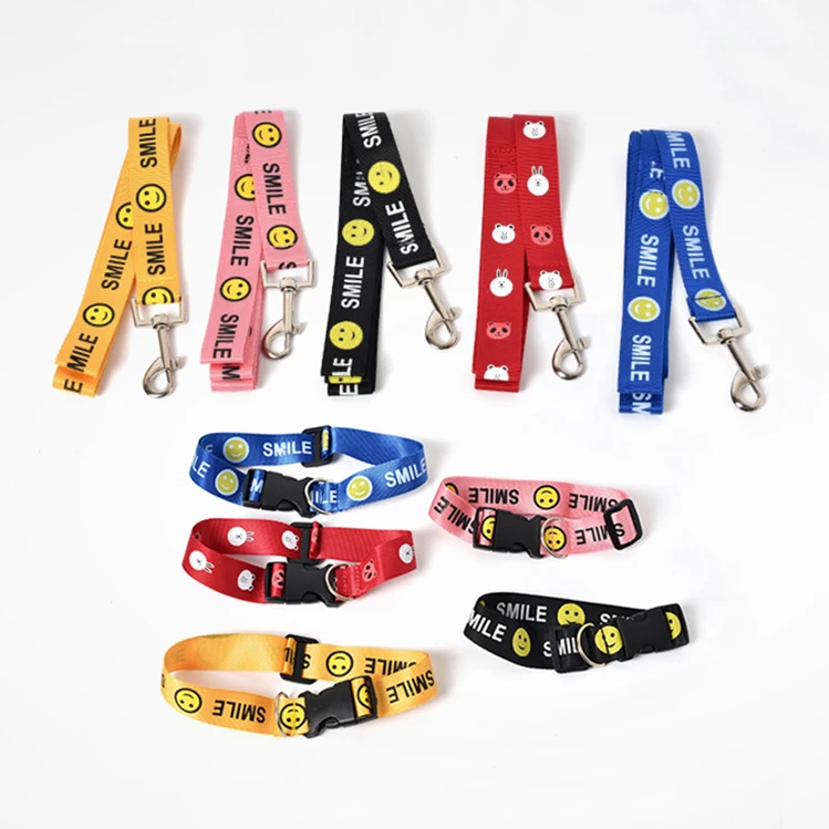 Собачий ошейник и поводок набор выпрямляемый для домашних животных собачий