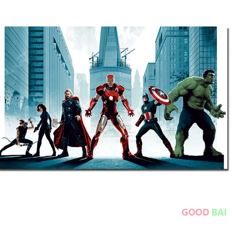 

Набор для алмазной вышивки «Железный человек», «Человек-паук»