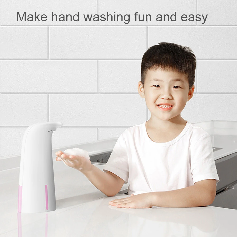 

250ML ABS Automatic Soap Dispenser Smart Sensor Touchless Sanitizer Dispenser for Kitchen Bathroom School