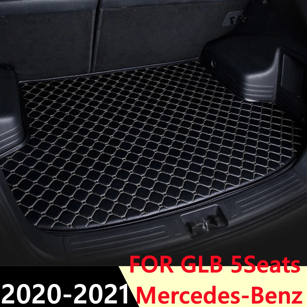 

SJ Custom Waterproof Car Trunk Mat AUTO Tail Boot Tray Liner Cargo Pad Protector Fit For Mercedes-Benz GLB 5Seats 2020 2021