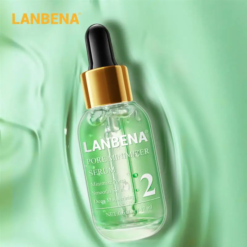 LANBENA Красота уход за кожей лица Уход за кожей с сывороткой удаление черных точек, уменьшает поры, пилинг акне терапии переработки эссенция, что обеспечивает глубокое очищение кожи гладкая