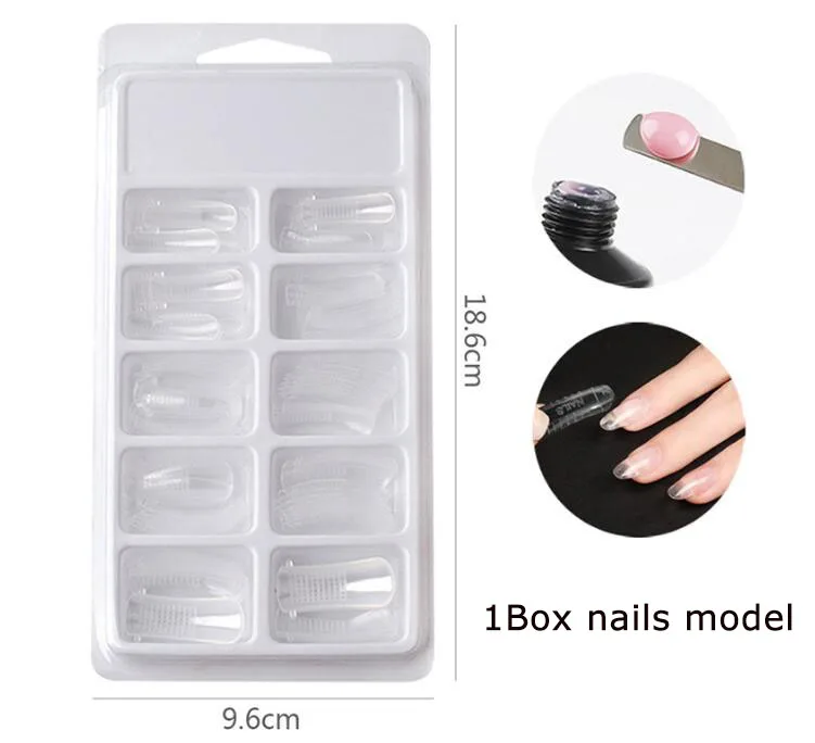 fake nail tips Расширенный клей для замены температуры, лоток для бумаги, быстрое расширение, пластиковый клей для фототерапии, 15 мл - Цвет: fake nail tips