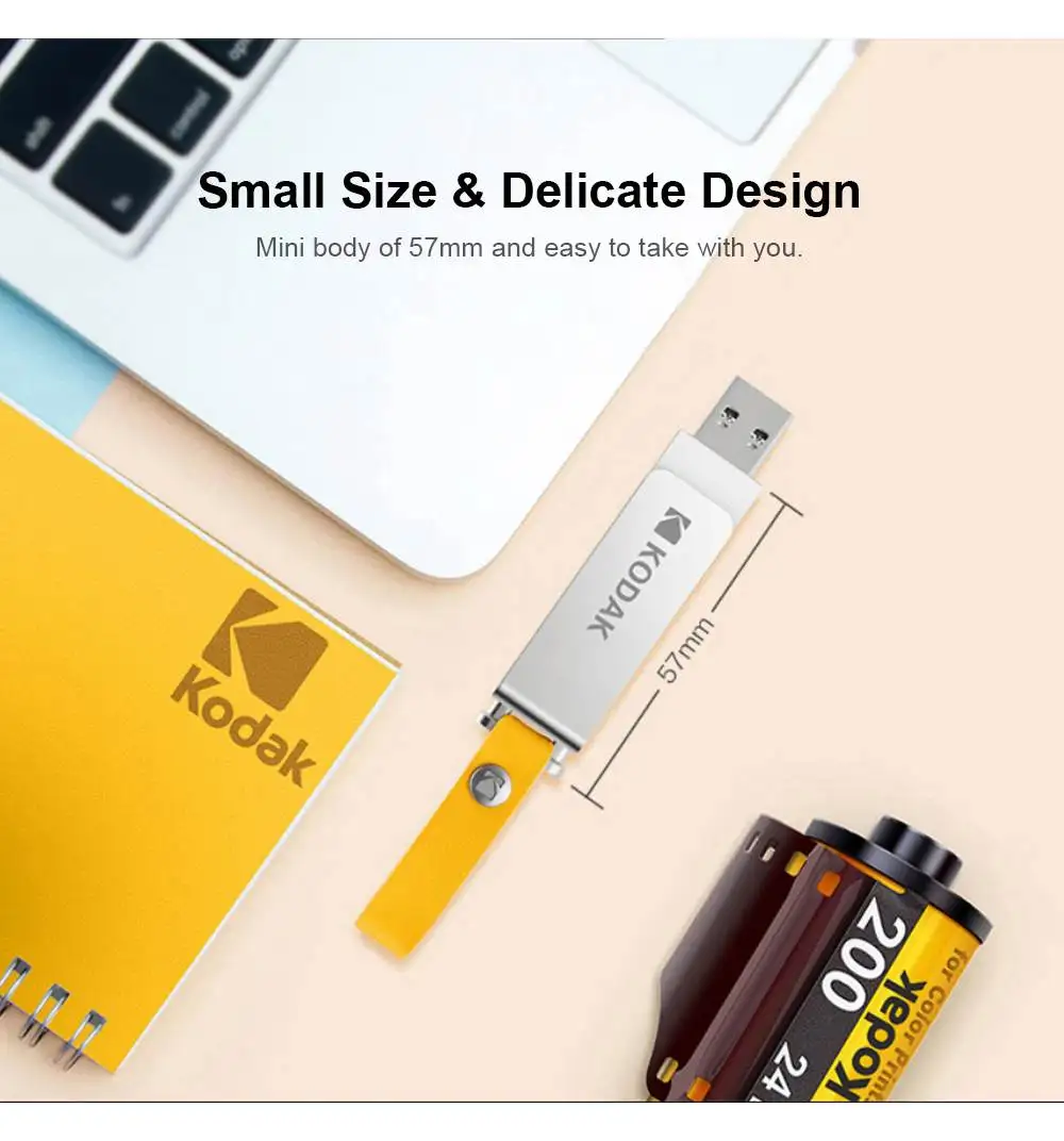 Kodak K133 флеш-накопитель USB 3,0 металлический USB флеш-накопитель 16 ГБ 32 ГБ карта памяти USB 3,0 64 Гб 128 ГБ U диск 256 ГБ Флешка USB флешка