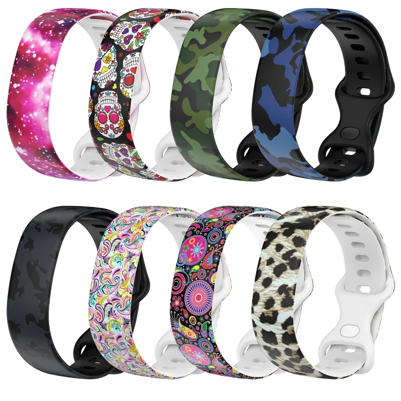 

Compatible with amazon-halo 1 Durable Sweatproof Bracelet Adjustable Watch Silicone Replacement Bands Smartwatch Straps