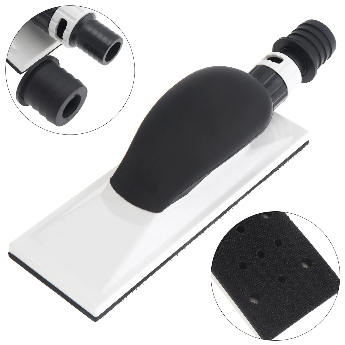 

ABS Manual Grinding Plate Hand Throwing Board with 70x200mm Sanding Pad and Comfortable Handle for Automotive Polishing
