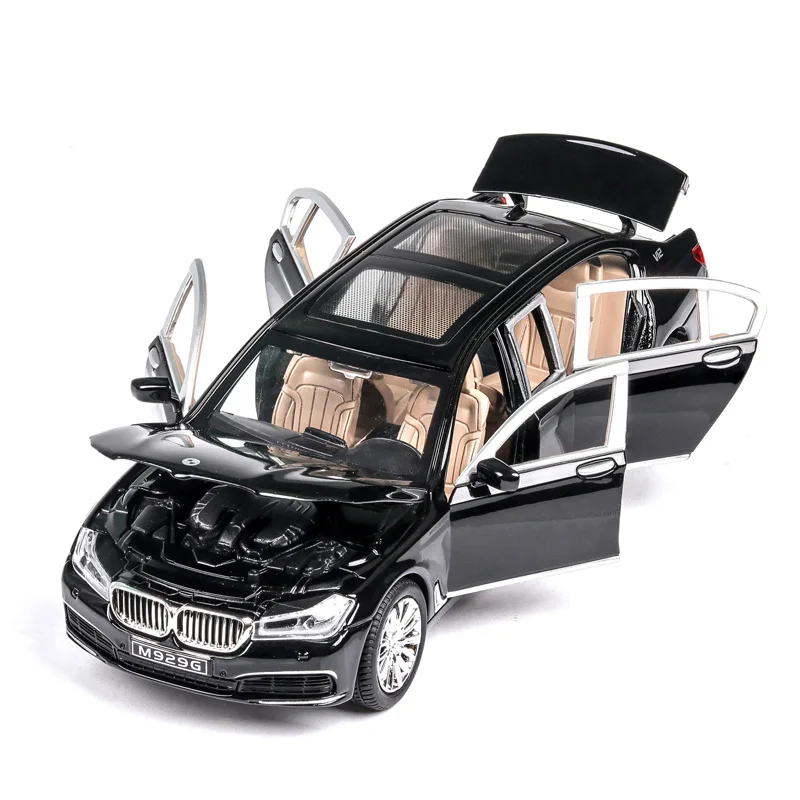 1/24 масштаб BMW 760Li литый под давлением автомобиль сборная игрушка подарки для
