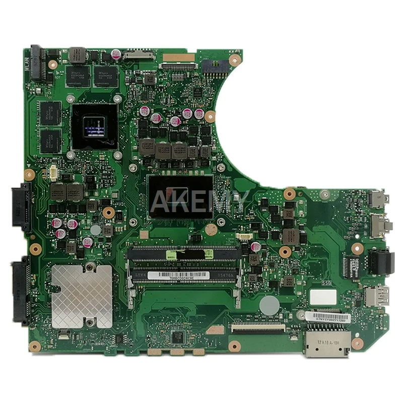 N552VW материнская плата для ноутбука For Asus VivoBook Pro N552VX оригинальная HM170 I7 6700HQ GTX960M