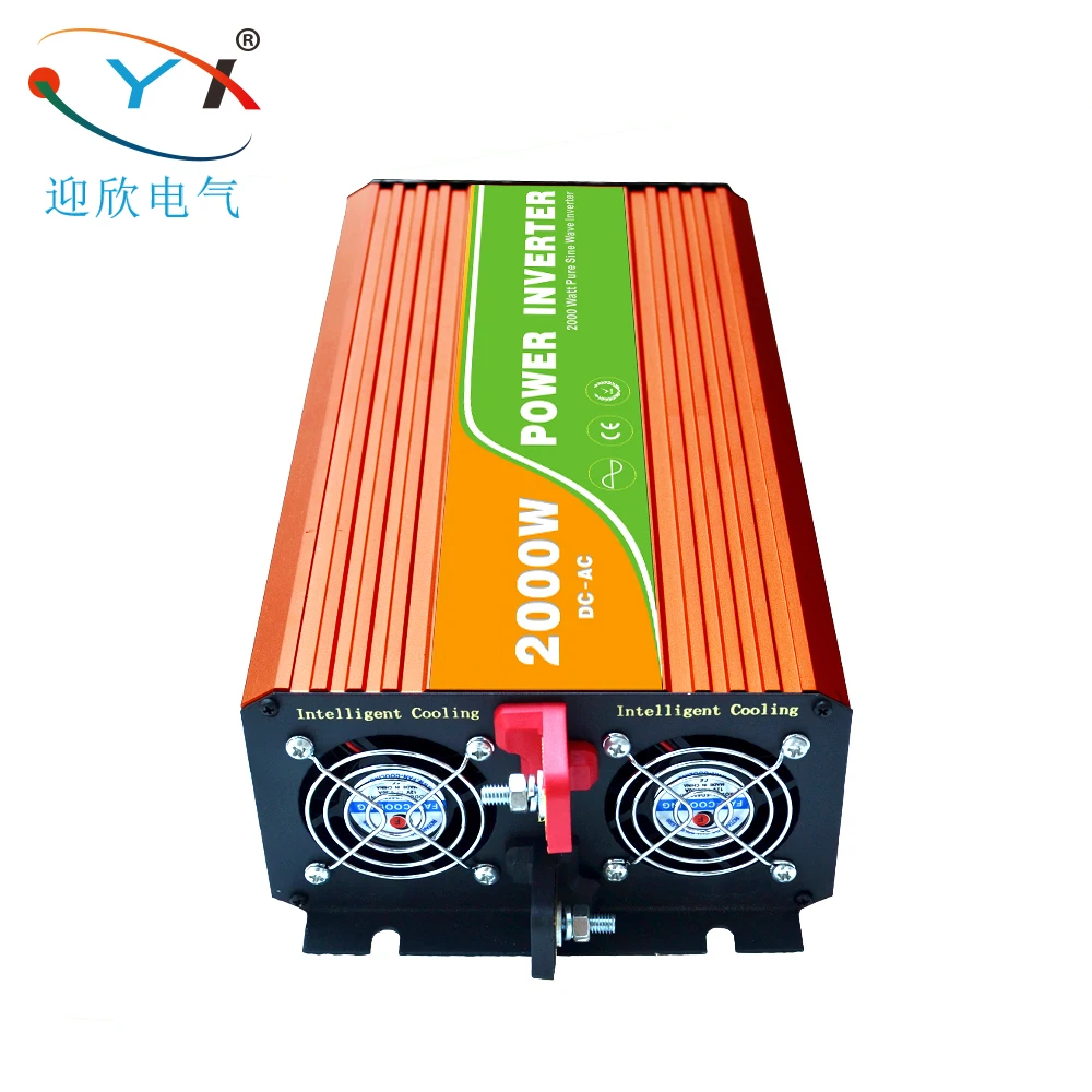 

factory 12 220 dc-ac inverter pure sine wave 2000w With USB Charger Adapter And LED displayer