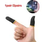 4 предмета в комплекте чехол на палец дышащая игровой контроллер напальчник для Pubg пота доказательства нецарапающаяся сенсорный Экран игровой большой палец перчатки