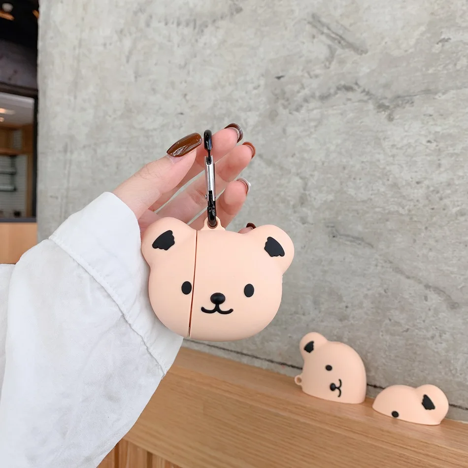 465 Чехол для наушников Airpods, чехол, силиконовый, 3D,, чехол для наушников Airpods 2, чехол для Air pods, Earpods, наушники, Smile Sun - Цвет: 465