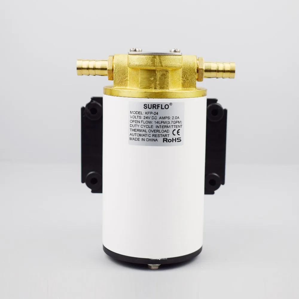 Fuel Pump bronze gear pump 24V DC oil suitable for gasoline petrol diesel kerosene high flow 14LPM suction | Обустройство дома