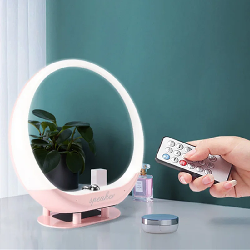 LED Makeup Mirror with Bluetooth Speaker 3 Setting Adjustable Brightness Bonus USB Charging Audio Cable | Красота и здоровье