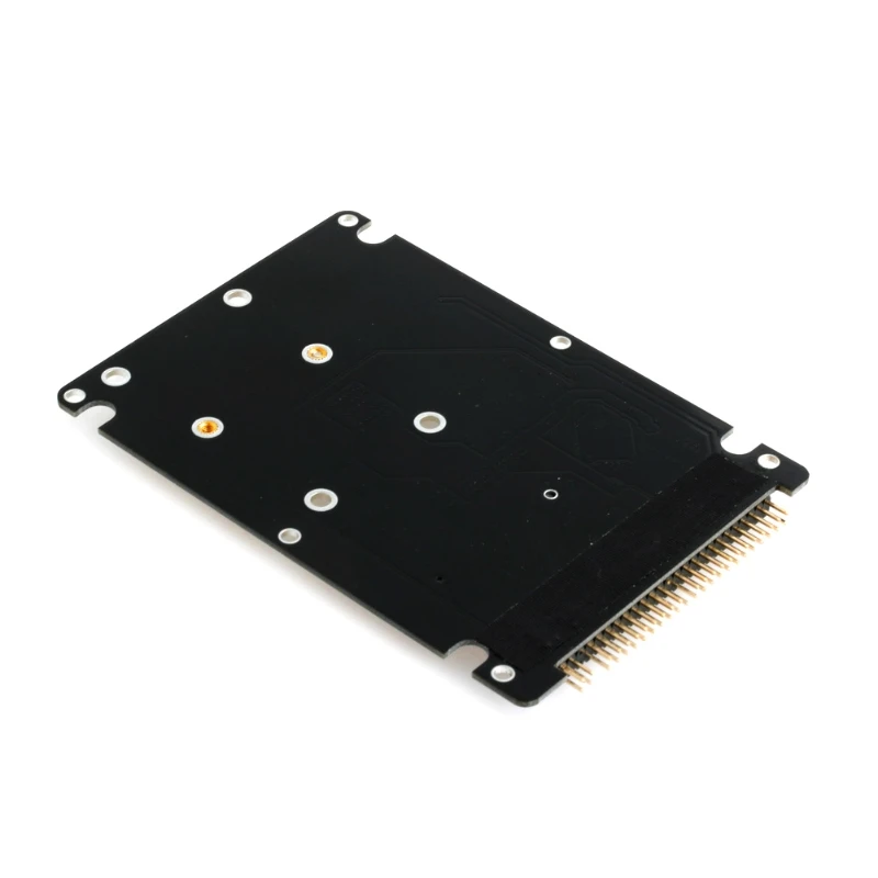 44PIN mSATA до 2 5 &quotIDE HDD SSD адаптер PATA конвертер карта с Чехол|Компьютерные кабели и