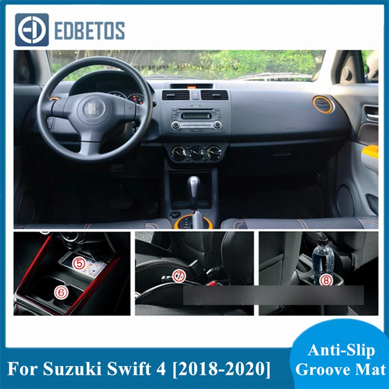 Автомобильный коврик гаджет для Suzuki Swift 4 2018 2019 2020 ZC33S аксессуары гелевый