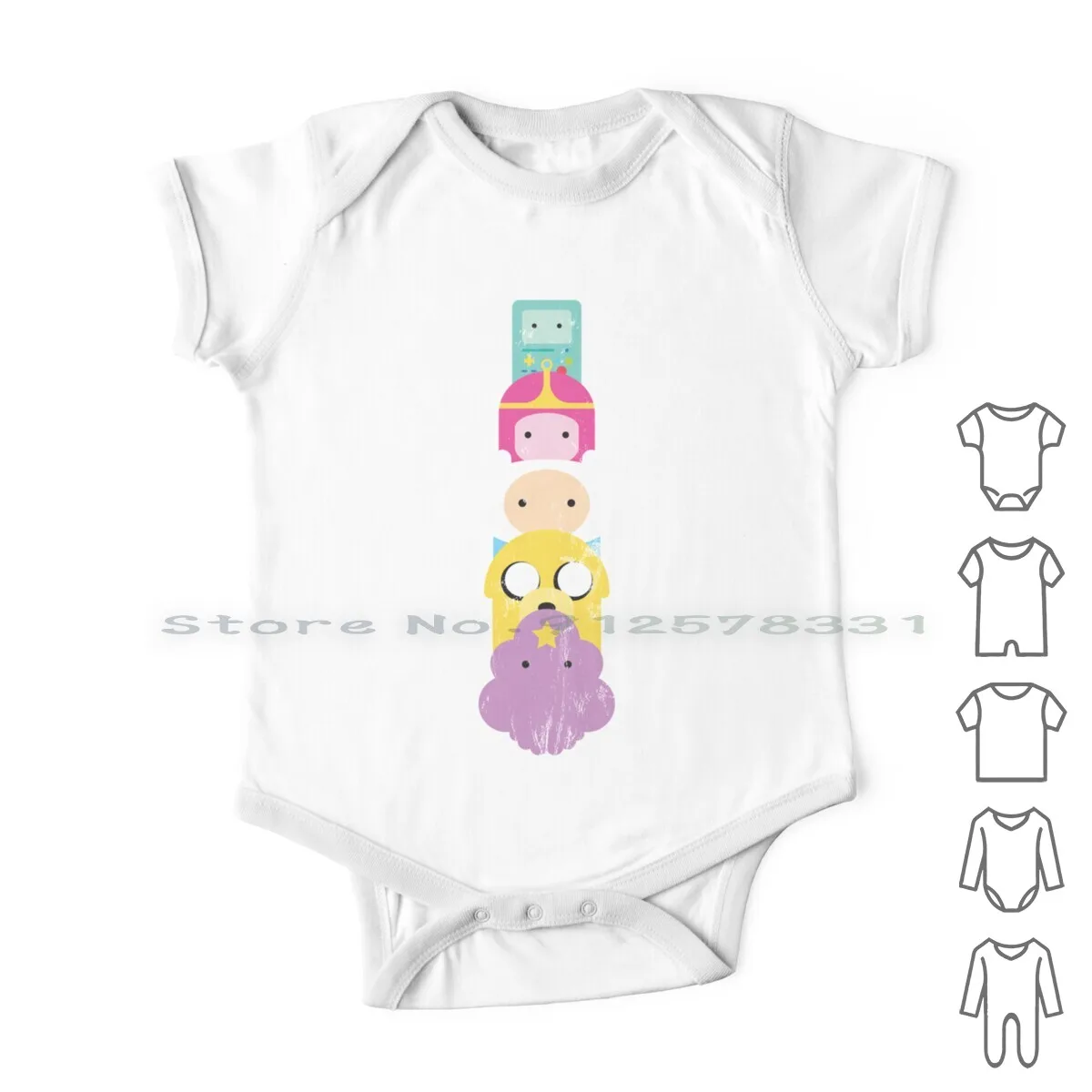 

Adventure Stack Time! Newborn Baby Clothes Rompers Cotton Jumpsuits Adventure Time Fan Art Finn And Jake Flame Princess Fiona