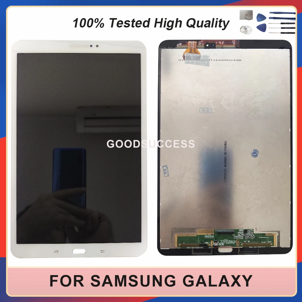 

Original For Samsung Galaxy Tab A 10.1 T580 T585 SM-T585 SM-T580 LCD Display Panel Touch Screen Assembly Free Tools