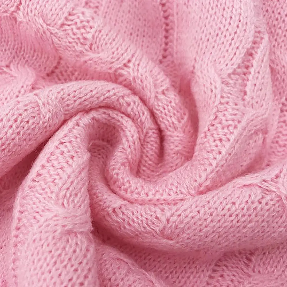 

Elegant Women Solid Color O Neck Long Sleeve Knitted Bodycon Mini Sweater Dress