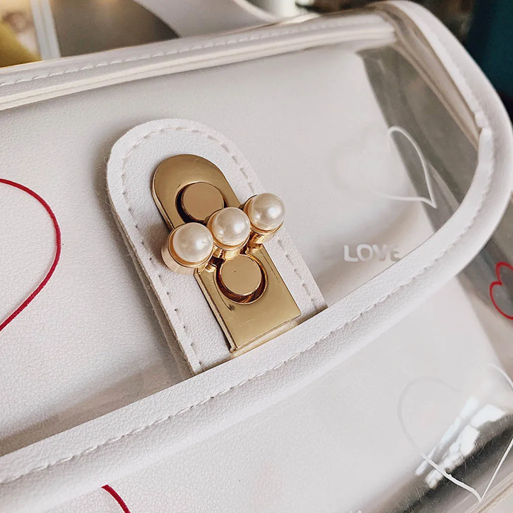 

Women's Clear Transparent Summer Candy Small Luxury Woman Square Bags Female Jelly Bag Wild Shoulder Bag Bolsa Feminina #T1G