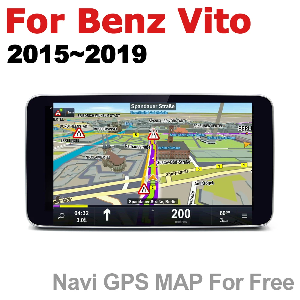 Автомобильный Android радио GPS мультимедийный плеер для Mercedes Benz Vito 2015 ~ 2019 стерео HD