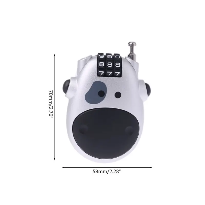 Комбинированный Замок с телескопической веревкой багажный замок паролем