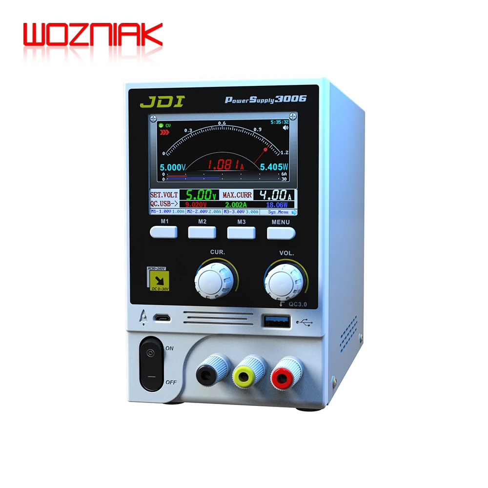 HR3006 30V 6A Intelligent Voltage Regulator Current Power With Fast USB Charging Port Phone Repair Tool Updated from HR1203 | Инструменты