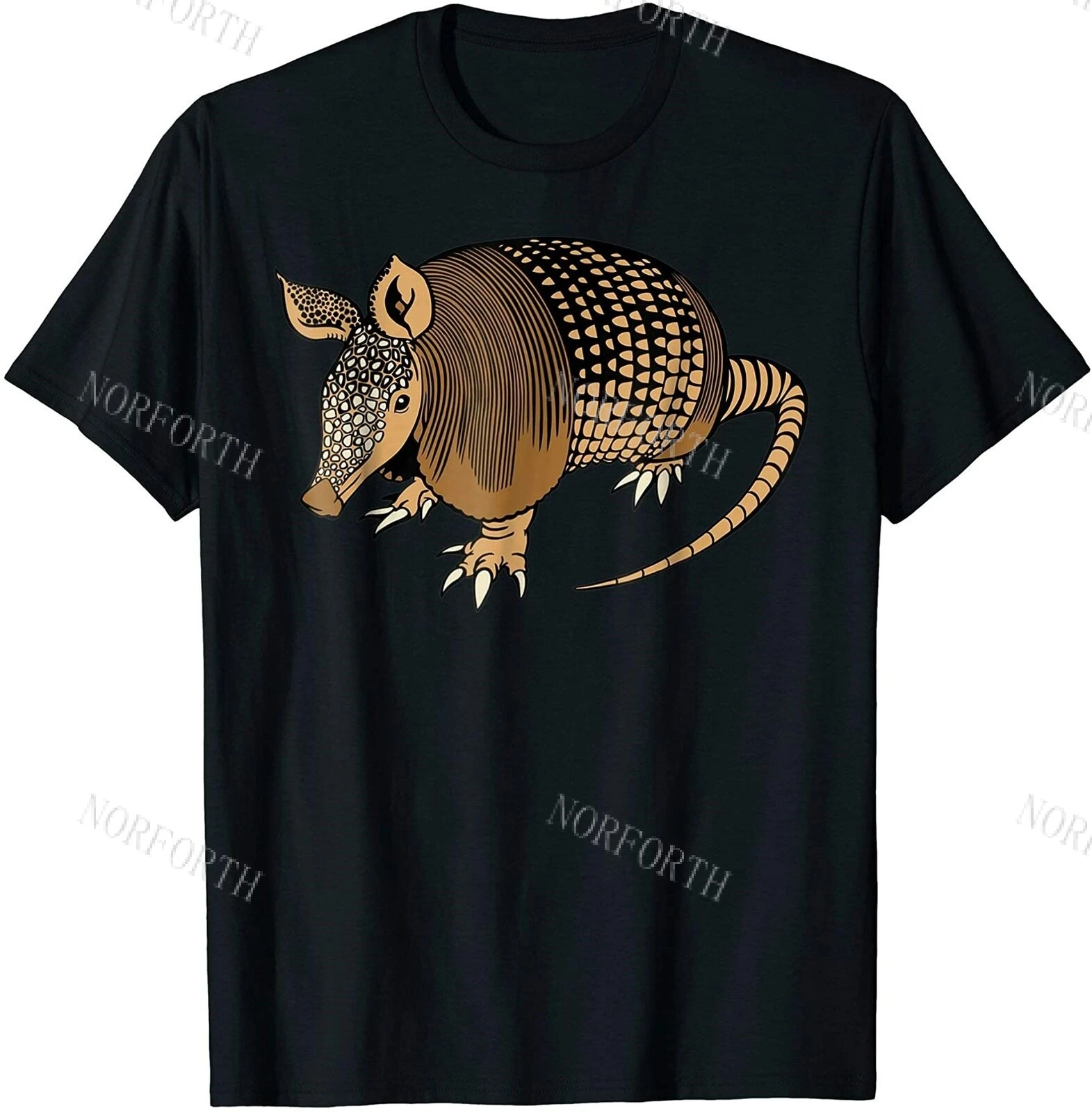 Футболка Armadillo с изображением животных подарок забавная хлопковая футболка