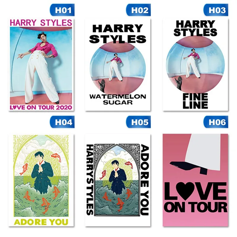 Британский певец Стиль Гарри портрет картины плакаты печатает стены искусство