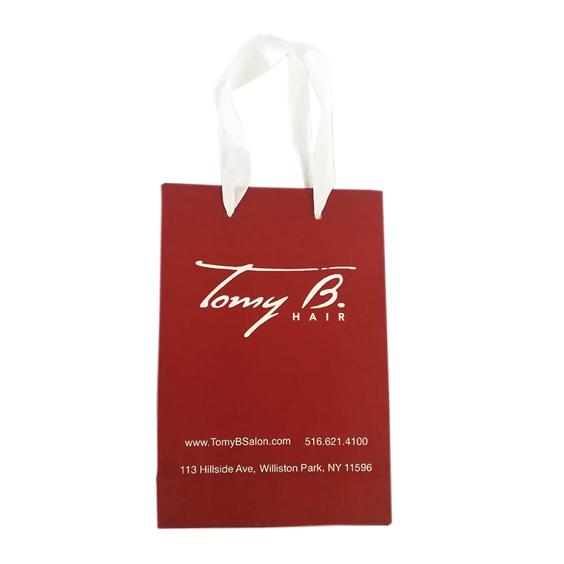 Оптовая Продажа 1000 шт./лот роскошный бумажный пакет для покупок в винной бумаге с