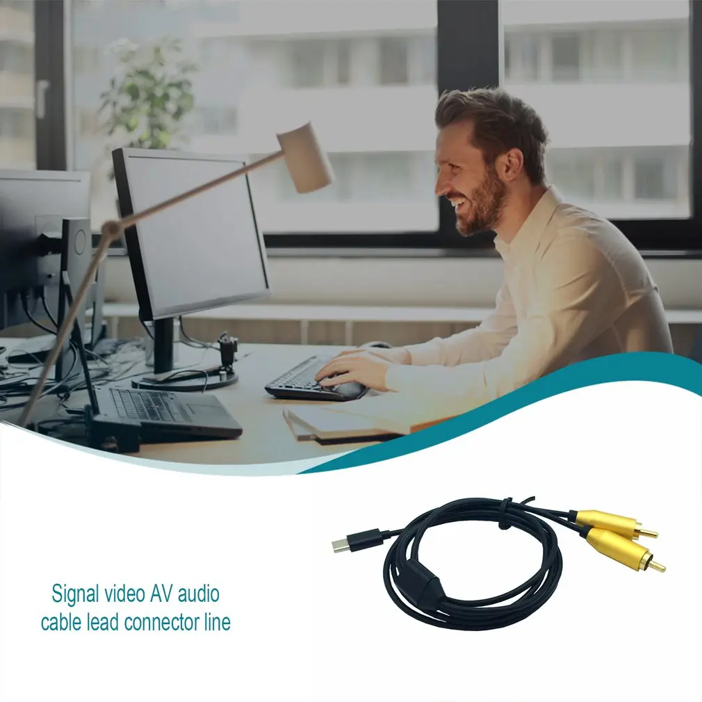 

USB Type C Male to Dual RCA Male / Female Stereo Audio Y Splitter Adapter Gold Plated RCA Plugs 80cm