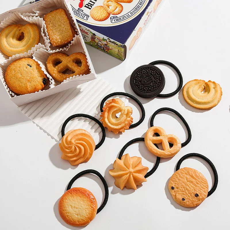 

Cookie Hairpin Hair Clip Hair Ring Elastic Rubber Bands Hair Rope Girls Headbands Hair Ties Kids Hair Band Hair Accessories