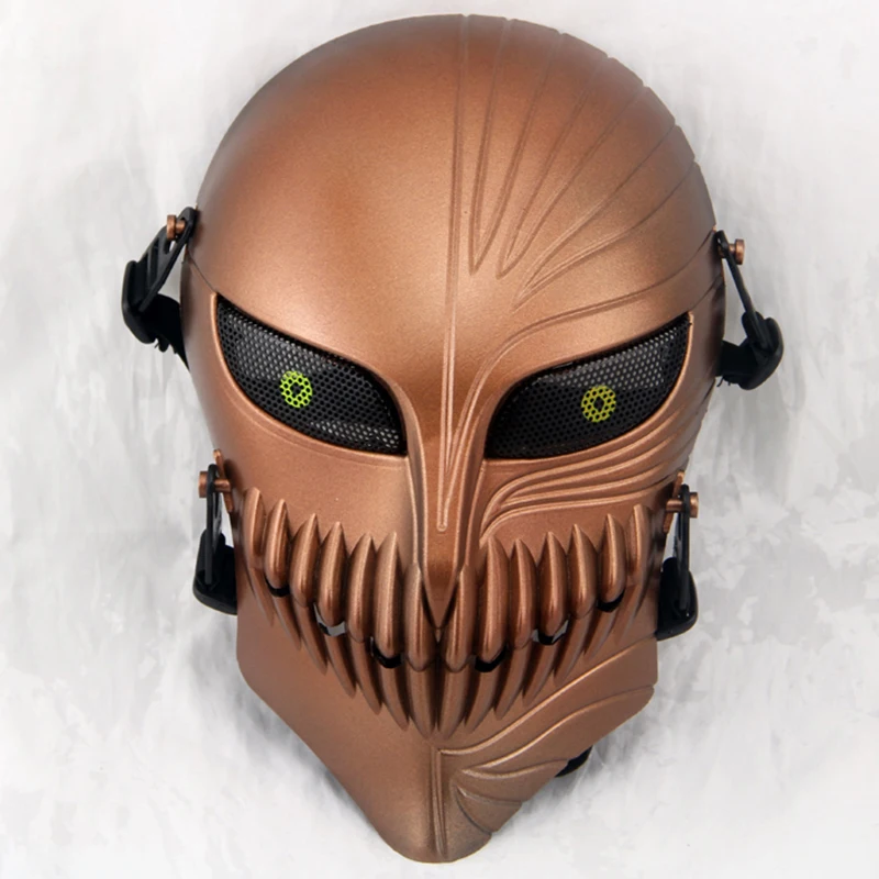 Death Ichigo Kurosaki Bleach Full Face Tactical Mask Skull Cosplay Halloween Wargame Military Army Airsoft Paintball Masks