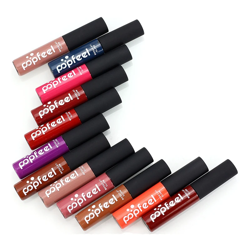 2019 горячая Распродажа жидкая бархатная Матовая не выцветающая помада Карандаш