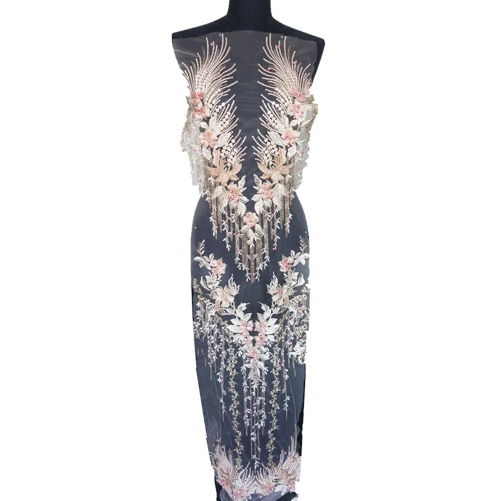 1 комплект желтые синие фиолетовые кружевные тканевые цветы бусины с кисточками