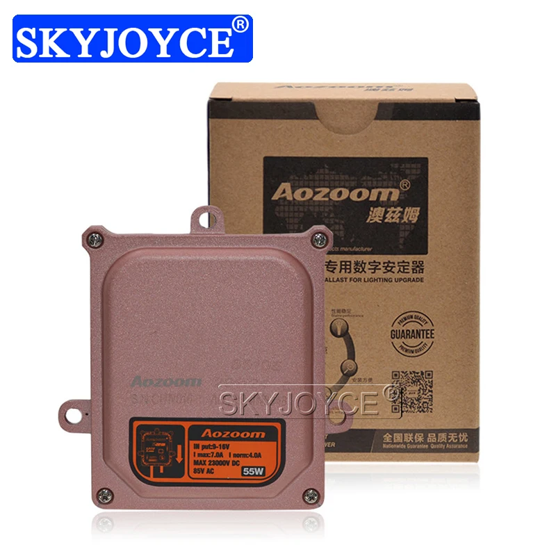 SKYJOYCE 1 шт. оригинальный ксеноновый балласт Aozoom 55 Вт без ошибок Canbus 12 в специальный