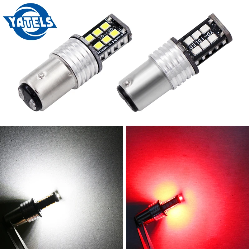 1 шт. Автомобиль 1157 BAY15D P21W 15 SMD 2835 Canbus светодиодный индикатор поворота Габаритные