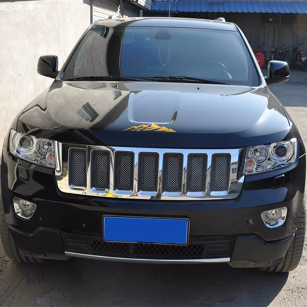 Решетка сетчатая Wotefusi решетчатая черная для Jeep Compass 2011 2016 2012 2013 2014 2015 [QPA348]|vent valve|vent