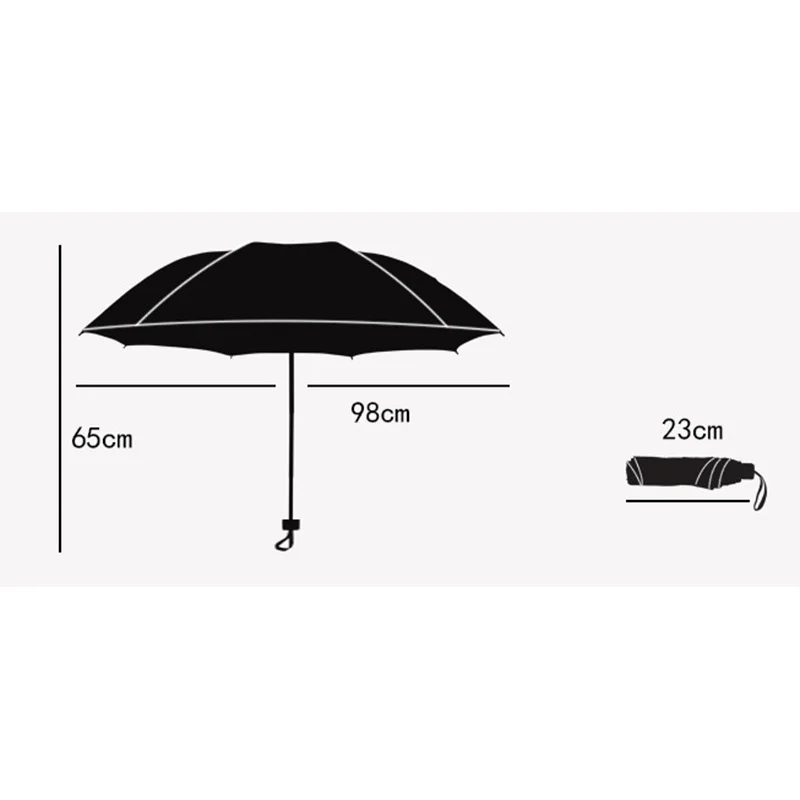 Складной зонт Kindream мультяшный детский зонтик от солнца 3 складных солнечных