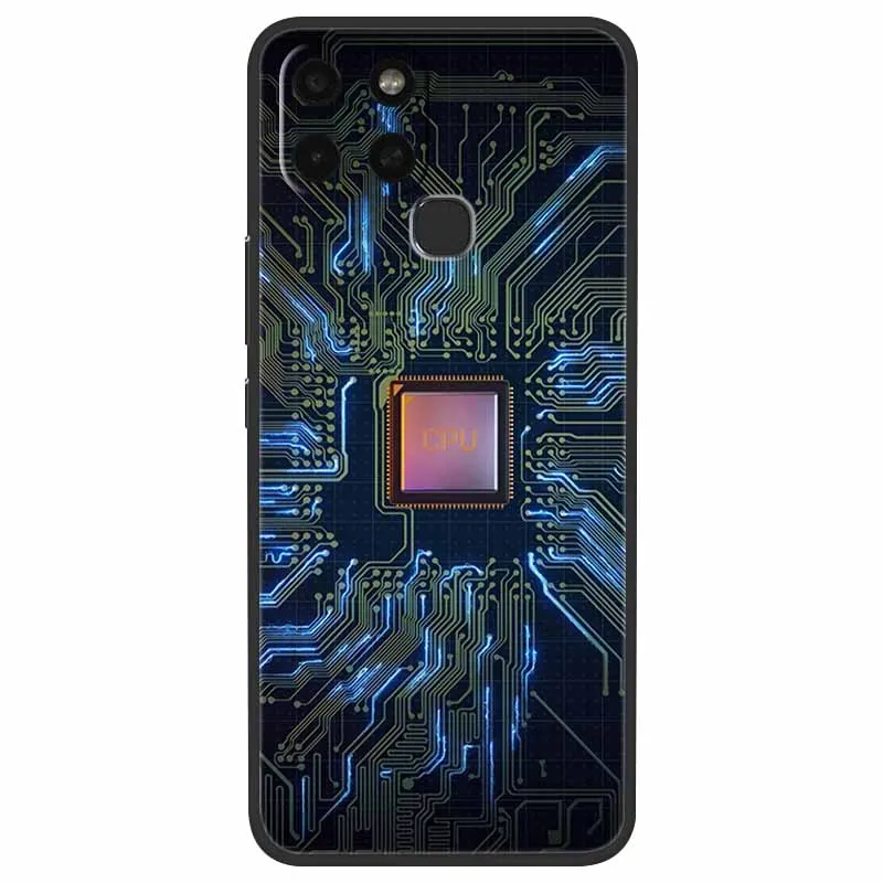 for infinix smart 6 phone cover black silicone slim soft bumper for infinix smart6 smart 6 x6511b case matte coque painted capa free global shipping