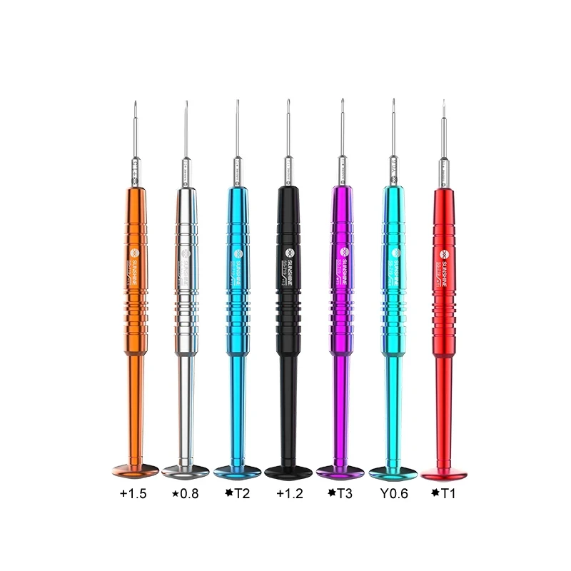 

SUNSHINE SS-719 Precise Magnetic Screwdriver for Mobile Repair Opening Hand Tools for Iphone Huawei Samsung Aluminum Handle